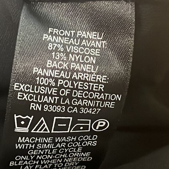 NIC+ZOE SLEEVELESS BLACK SPLIT HEM BLOUSE SIZE S - Picture 5 of 7